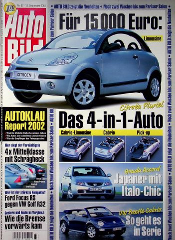 Deckblatt Auto Bild (37/2002)